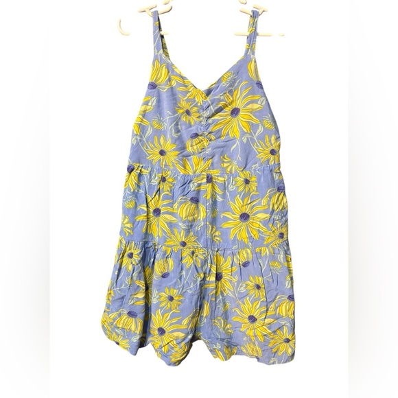 Tommy Bahama Blue and Yellow Floral Romper - Picture 1 of 5